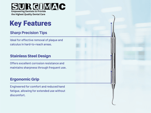 SurgiMac #S6/S7 Scaler, Stainless Steel, Air Series, 1/Pk 11-625