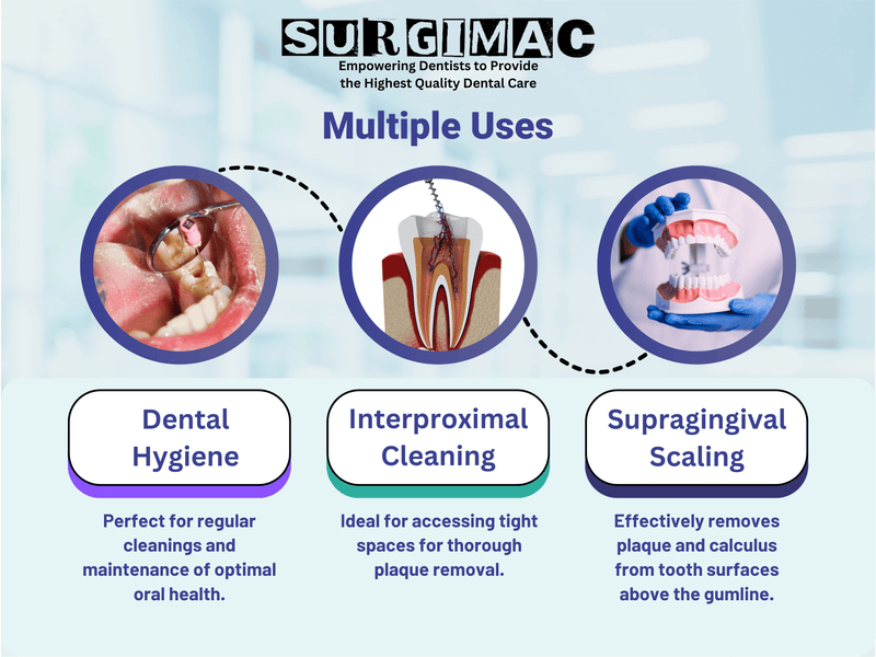 SurgiMac #U15/33 Towner-Jacquette Scaler, Double Ended, Stainless Steel, Hexa Series, 1/Pk | SurgiMac Dental Supply