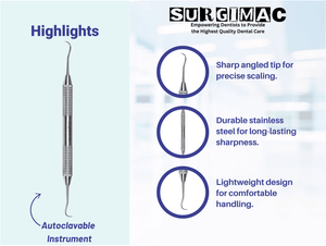SurgiMac #S6/S7 Scaler, Stainless Steel, Air Series, 1/Pk 11-625