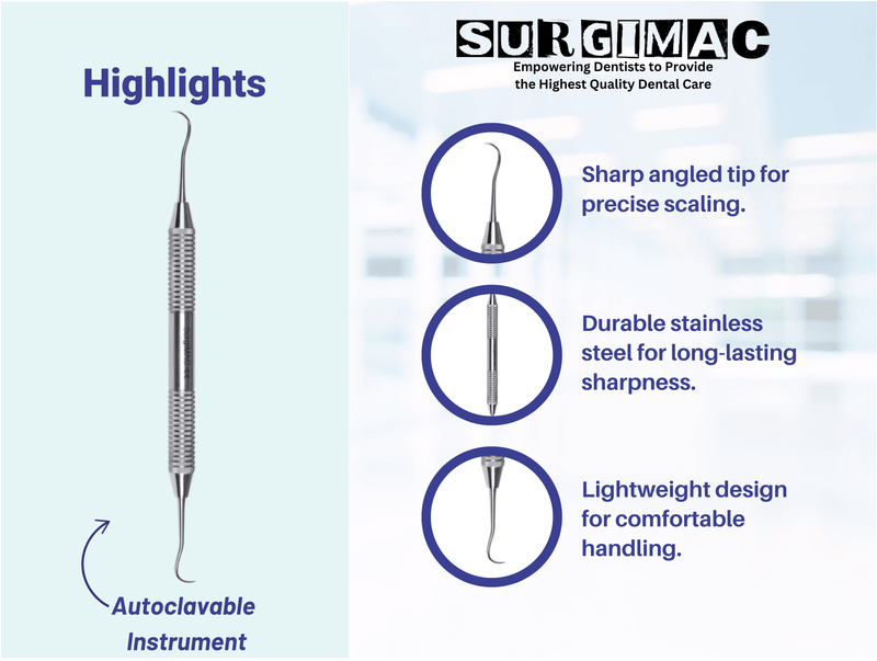 SurgiMac #S6/S7 Scaler, Stainless Steel, Air Series, 1/Pk 11-625