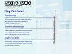 SurgiMac #17 Spoon Excavator, Double-Ended, Stainless Steel, Hexa Series, 1/Pk | SurgiMac Dental Supply