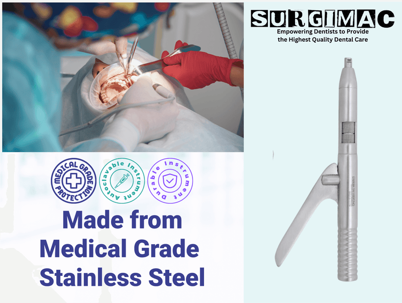 Automatic Crown Remover With 3 Tips, Stainless Steel, Air Series, 1/Pk 13-1178