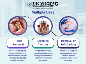 SurgiMac #17 Spoon Excavator, Double-Ended, Stainless Steel, Hexa Series, 1/Pk | SurgiMac Dental Supply