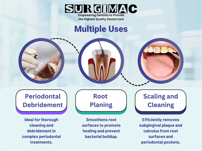 SurgiMac #Gracey 1/2 Curette, Double Ended, Stainless Steel, Pro Series, 1/Pk | SurgiMac Dental Supply