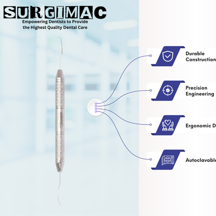 11/12 Gracey Curette, Double Ended, Stainless Steel, Hexa Series, 1/Pk