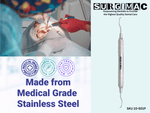 SurgiMac #Gracey 1/2 Curette, Double Ended, Stainless Steel, Pro Series, 1/Pk | SurgiMac Dental Supply