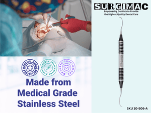 11/12 Gracey Curette, Double Ended, (TiN) Coated Stainless Steel, Air Series, 1/Pk 10-506-B