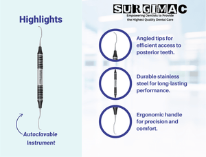 11/12 Gracey Curette, Double Ended, (TiN) Coated Stainless Steel, Air Series, 1/Pk 10-506-B