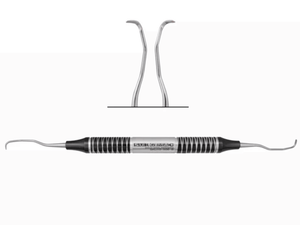 11/12 Gracey Curette, Double Ended, (TiN) Coated Stainless Steel, Air Series, 1/Pk 10-506-B