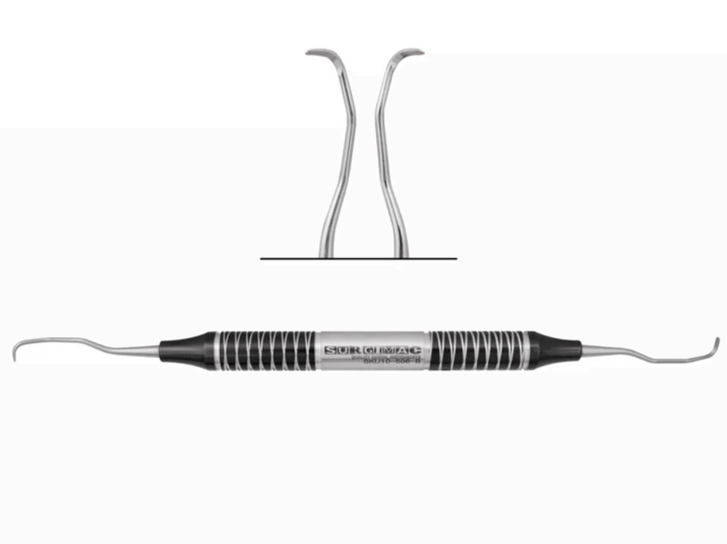 11/12 Gracey Curette, Double Ended, (TiN) Coated Stainless Steel, Air Series, 1/Pk 10-506-B