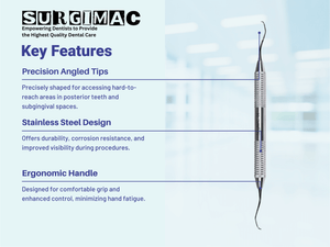 Gracey Curette 11/12, Double Ended, Stainless Steel, Black Series, 1/Pk 10-506B