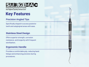 13/14 Gracey Curette, Double Ended, (TiN) Coated Stainless Steel, Air Series, 1/Pk 10-507-B