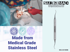 Gracey Curette 11/12, Double Ended, Stainless Steel, Black Series, 1/Pk 10-506B