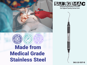 13/14 Gracey Curette, Double Ended, (TiN) Coated Stainless Steel, Air Series, 1/Pk 10-507-B