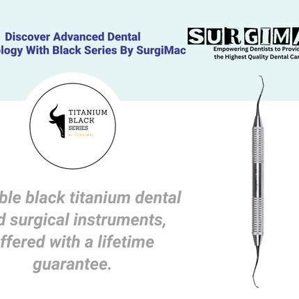 SurgiMac #Gracey 11/12 Curette, Double Ended, Stainless Steel, Black Series, 1/Pk