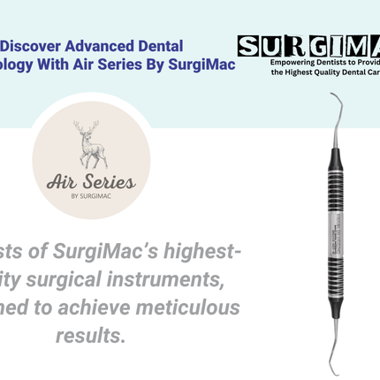 SurgiMac #13/14 Gracey Curette, Double Ended, Stainless Steel, Air Series, 1/Pk