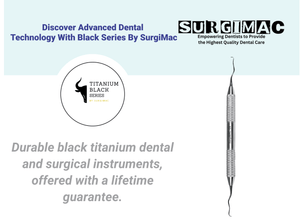 SurgiMac #Gracey 13/14 Curette, Double Ended, Stainless Steel, Black Series, 1/Pk | SurgiMac Dental Supply