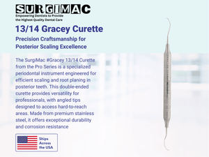 Gracey Curette 13/14, Double Ended, Stainless Steel, Pro Series, 1/Pk 10-507P