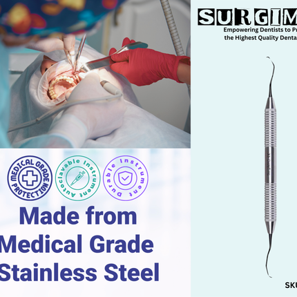 SurgiMac #Gracey 15/16 Curette, Double Ended, Stainless Steel, Black Series, 1/Pk