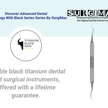 SurgiMac #Gracey 15/16 Curette, Double Ended, Stainless Steel, Black Series, 1/Pk