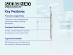 SurgiMac 5/6 Barnhart Curette, Double Ended , Stainless Steel, Hexa Series, 1/Pk. 10-513-H