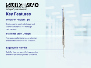 SurgiMac 5/6 Barnhart Curette, Double Ended , Stainless Steel, Hexa Series, 1/Pk. 10-513-H