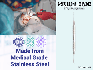 SurgiMac 5/6 Barnhart Curette, Double Ended , Stainless Steel, Hexa Series, 1/Pk. 10-513-H