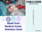 SurgiMac #13/14 Columbia University Curette , Double Ended, Stainless Steel, Hexa Series, 1/Pk 10-511-H