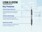 1/2 Gracey Curette, (TiN) Coated Stainless Steel, Air Series, 1/Pk 11-501