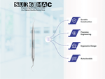 SurgiMac 1/2 Barnhart Curettes, Double Ended, Stainless Steel, Air Series, 1/Pk 10-540