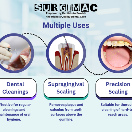 SurgiMac #204SD Scaler , Stainless Steel, Air Series, 1/Pk