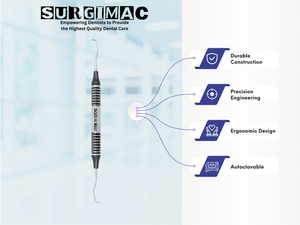 1/2 Gracey Curette, (TiN) Coated Stainless Steel, Air Series, 1/Pk 11-501