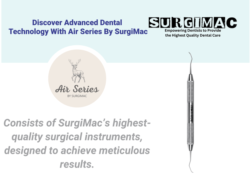 SurgiMac #204SD Scaler, Double-Ended, Stainless Steel, Air Series, 1/Pk | SurgiMac Dental Supply