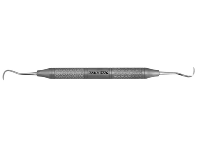 SurgiMac #H6/H7 Hygienist Scaler, Double Ended, Stainless Steel, Hexa Series, 1/Pk