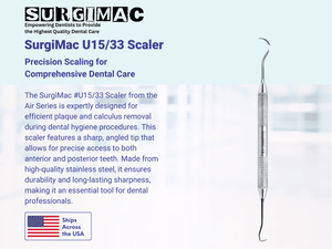SurgiMac #U15/33 Scaler, Stainless Steel, Air Series, 1/Pk 11-619
