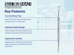 SurgiMac #U15/33 Scaler, Stainless Steel, Air Series, 1/Pk 11-619