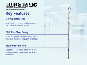 SurgiMac #U15/33 Scaler, Stainless Steel, Air Series, 1/Pk 11-619