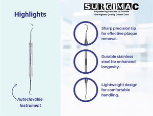 SurgiMac #U15/33 Scaler, Stainless Steel, Air Series, 1/Pk 11-619