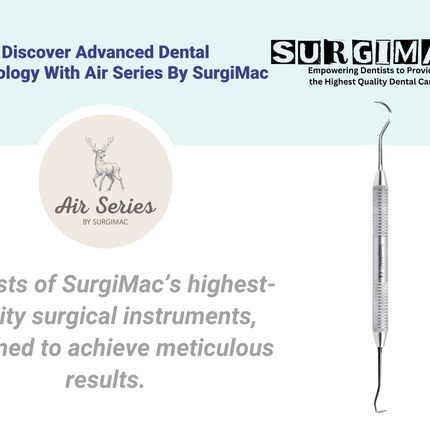 SurgiMac #U15/33 Scaler , Stainless Steel, Air Series, 1/Pk