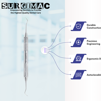 SurgiMac #Jacquette 2Y / 3Y Scaler , Stainless Steel, Air Series, 1/Pk