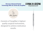 SurgiMac #Jacquette 2Y / 3Y Scaler , Stainless Steel, Air Series, 1/Pk 11-616