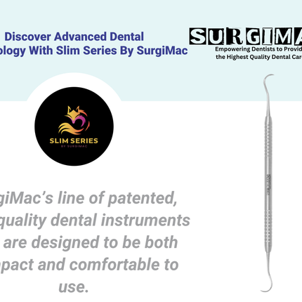 SurgiMac H6/H7 Hygienist Scaler, ProSeries with Ergonomic Handle, Stainless Steel, Slim Series, 1/Pk.