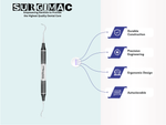 #17/18 McCall Curette, (TiN) Coated Stainless Steel, Air Series, 1/Pk 11-631