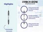 #17/18 McCall Curette, (TiN) Coated Stainless Steel, Air Series, 1/Pk 11-631