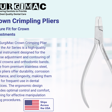 SurgiMac Crown Crimping Plier, Stainless Steel, Air Series, 1/Pk