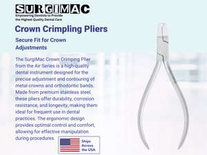 SurgiMac Crown Crimping Plier, Stainless Steel, Air Series, 1/Pk 15-2028