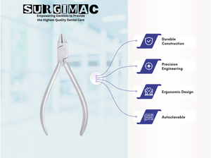 SurgiMac Bird Beak Orthodontic Pliers - Stainless Steel, Air Series, Precision Wire Bending Tool 16-2551