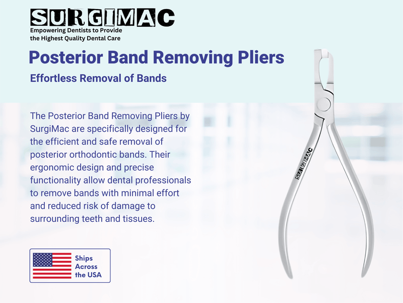 Posterior Dental Band Removal Pliers - Efficient Band Removal by SurgiMac 16-2552