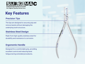 Posterior Dental Band Removal Pliers - Efficient Band Removal by SurgiMac 16-2552