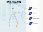 SurgiMac Pin & Ligature Cutter, Stainless Steel, Air Series, 1/Pk 16-2555